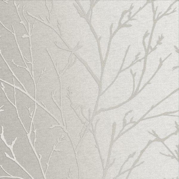 Graham & Brown Woodland Pearl Nonwoven Paper Paste the Wall Removable Wallpaper
