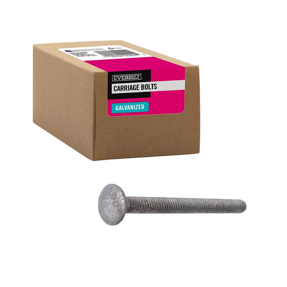1/4 in.-20 x 3 in. Galvanized Carriage Bolt (50-Pack) price history on PriceWatchPro
