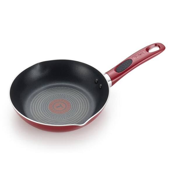 T-FAL T-fal Excite 8 & 10.5 2-Piece Frypan Set, Red B039S264