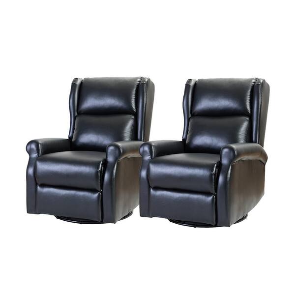 leather manual swivel recliner