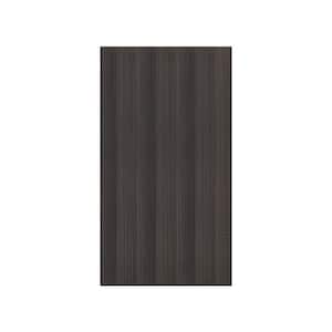 Valencia Series 13-in. W x 0.75-in. D x 96-in. H in Chateau Brown Kitchen Cabinet End Panel