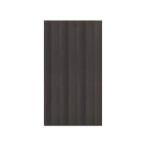 Valencia Series 25 in. W x 0.75 in. D x 35 in. H in Chateau Brown Kitchen Base Cabinet End Panel