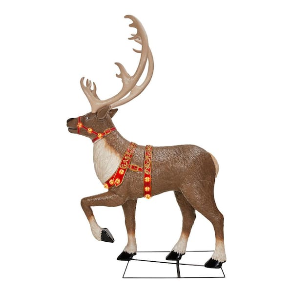 Home Accents Holiday 8.5 ft. Giant -Sized LED Towering Reindeer Holiday ...