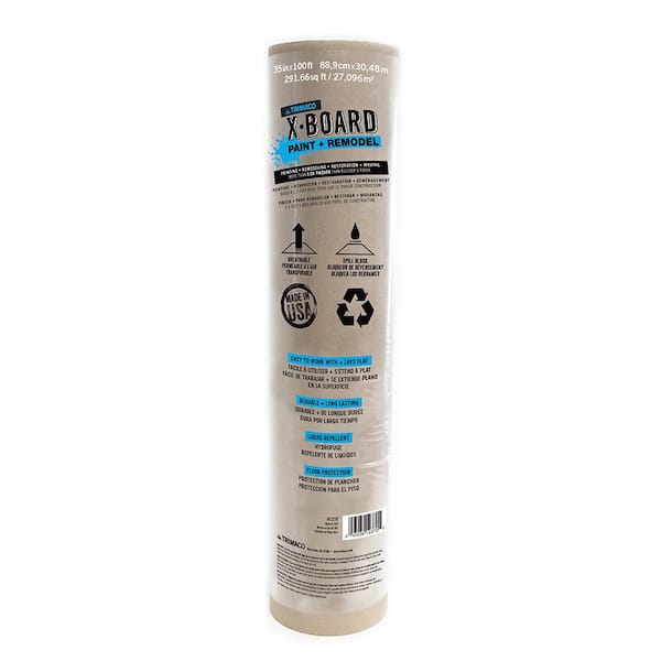 TRIMACO 3 ft. W x 100 ft. L X-Board Surface Protector Paper