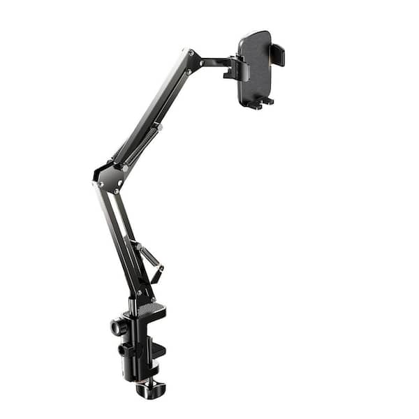 OBJLGEV Gooseneck Phone Holder Flexible Arm Clamp Clip Stand for Bed Desk iPhone Holder with Adjustable Base 3rd Gen
