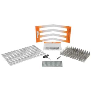 Extreme Max 144-Stud Track Pack with Round Backers - 1.00 in. Stud