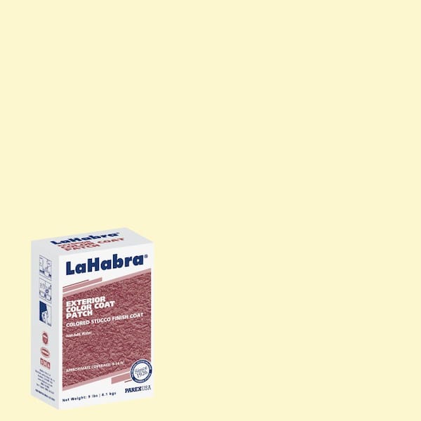 LaHabra 9 lb. Exterior Stucco Color Patch #55 French Vanilla