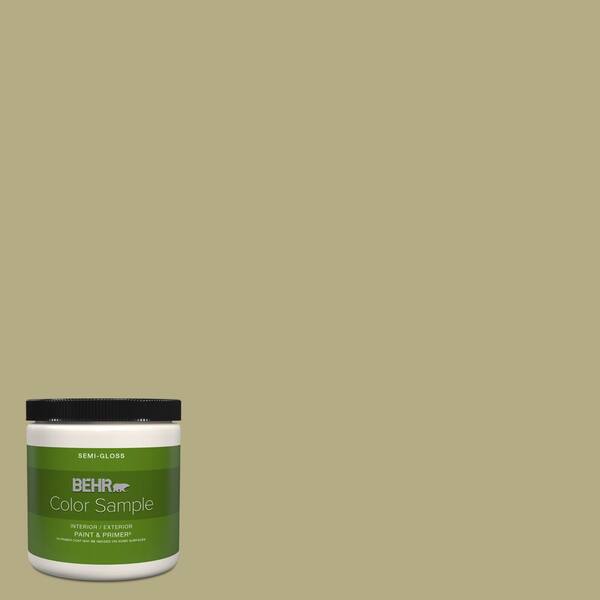 Behr Premium Plus 8 Oz. #ppu9-08 Tarragon Tease Semi-gloss Interior 