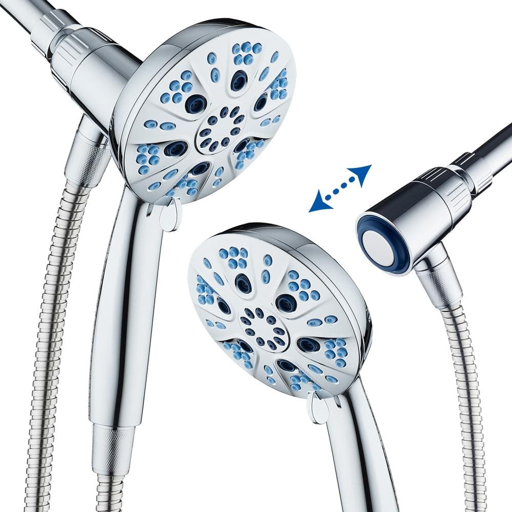 Magneton High-Pressure 6-Spray Settings Freestanding Handheld Shower Head F