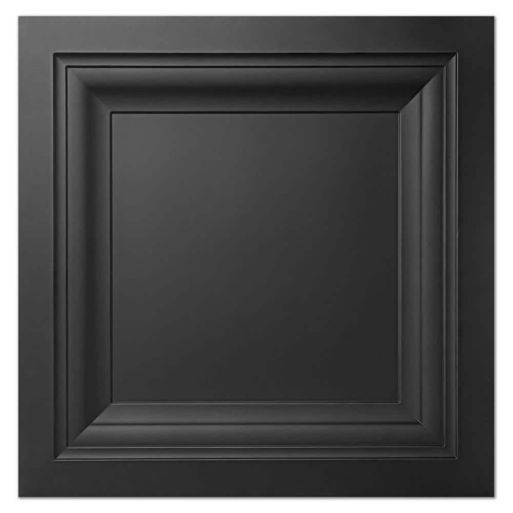 art3dwallpanels-black-2-ft-x-2-ft-decorative-square-drop-ceiling-tile