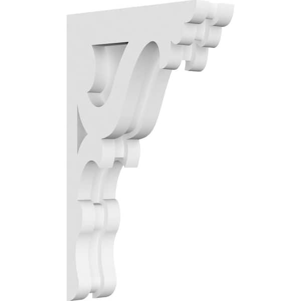 Ekena Millwork 1-7/8 in. x 10 in. x 6 in. PVC Cornelia Corbel
