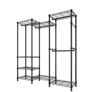 Black Iron Clothes Rack 70.87 in. W x 70.87 in. H