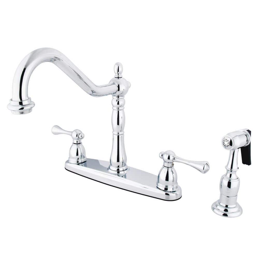 Kingston Brass English Vintage 2Handle Deck Mount Centerset Kitchen