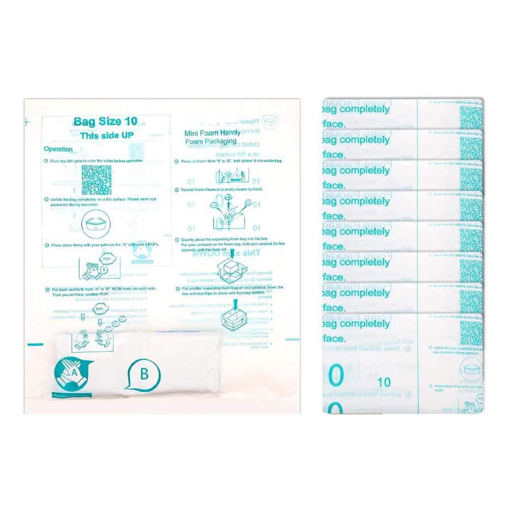 4.4 lb. 16L x 14W Polyurethane Expanding Packaging Cushioning Foam Pouches for Electronics and Fragile Items 20 Pack price history on PriceWatchPro
