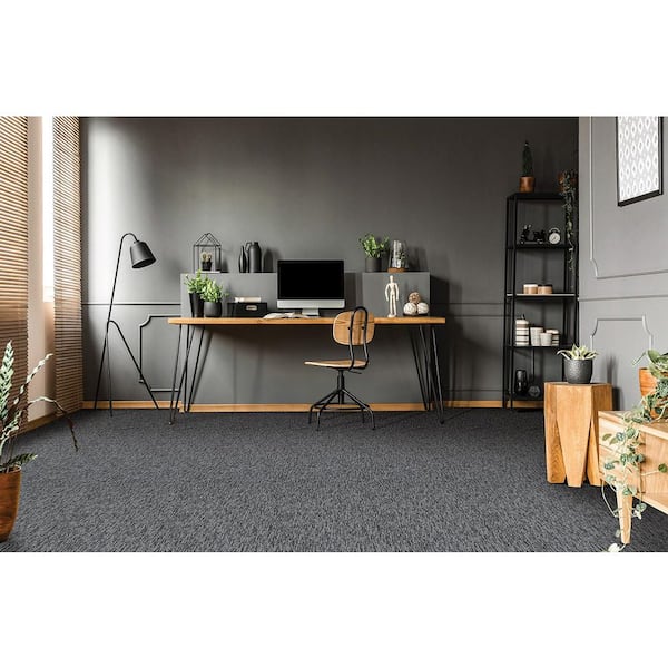 Viking-Shadow Gray-12 ft. Wide x Cut to Length 11.5 oz. Olefin Loop Carpet