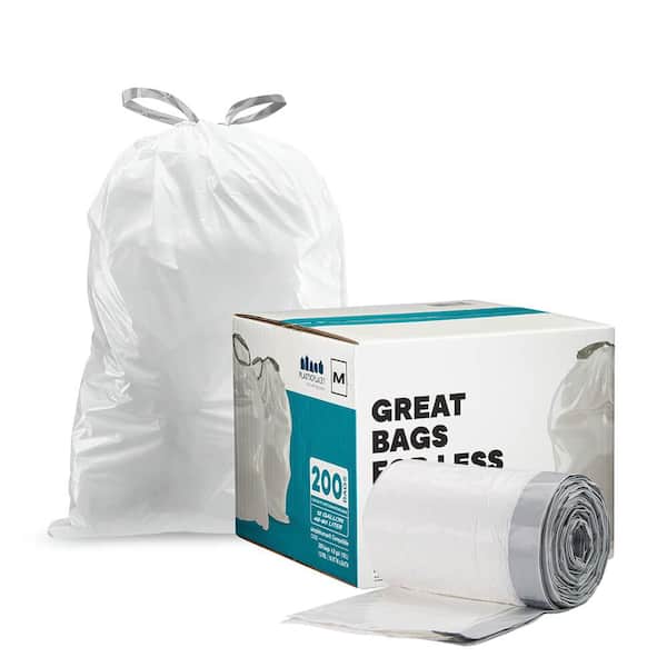 1 Gallon 220 Counts Mini Strong Drawstring Trash Bags Garbage Bags