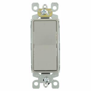 Leviton Decora 15 Amp 3-Way Specialty Light Switch, White (10-Pack) M52 ...