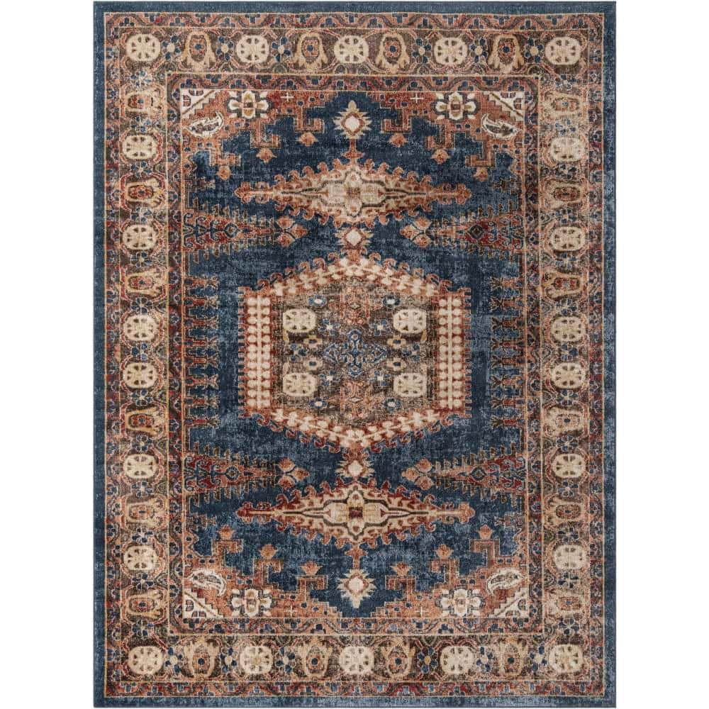 Unique Loom Utopia Larissa Blue 7' 10 x 11' 0 Area Rug 3193281 The