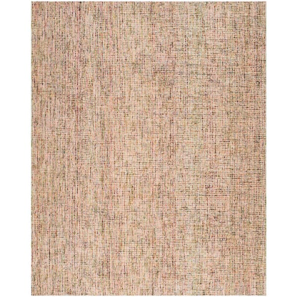 Abstract Gold/Blue 8 ft. x 10 ft. Solid Area Rug