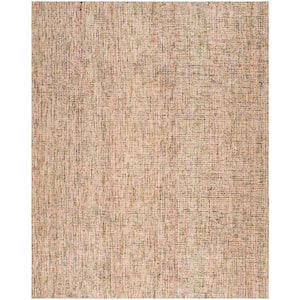 Abstract Gold/Blue 9 ft. x 12 ft. Solid Area Rug