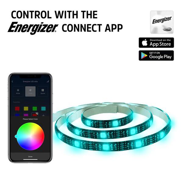 energizer usb mood light 2 led strips