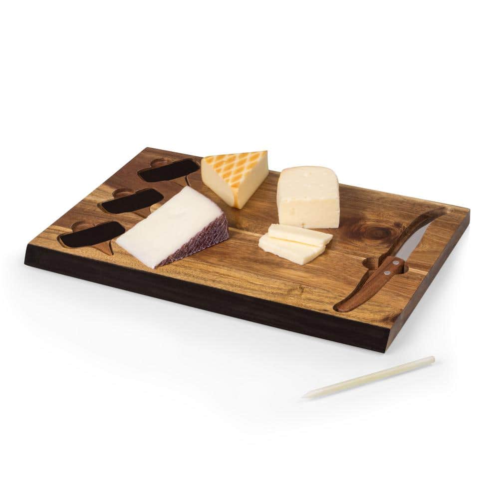 TOSCANA Delio Acacia Cheese Cutting Board & Tools Set