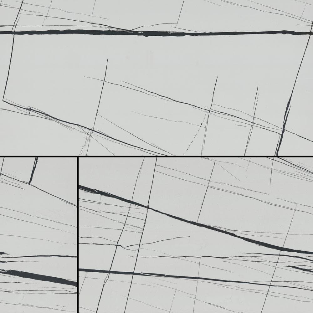 Take Home Sample - Daxton White 4 in. x 4 in. Polished Porcelain Floor and Wall Tile price history on PriceWatchPro