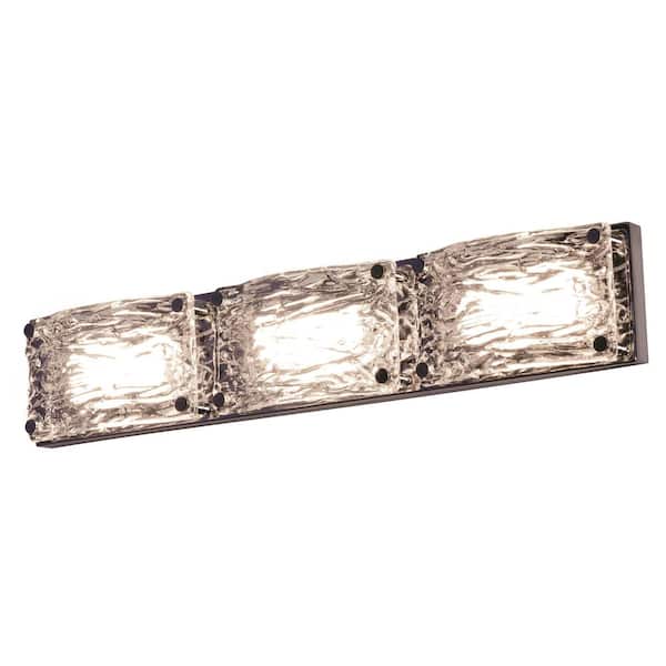 Glacier 22 in. Polished Chrome Integrated LED Vanity Light Bar