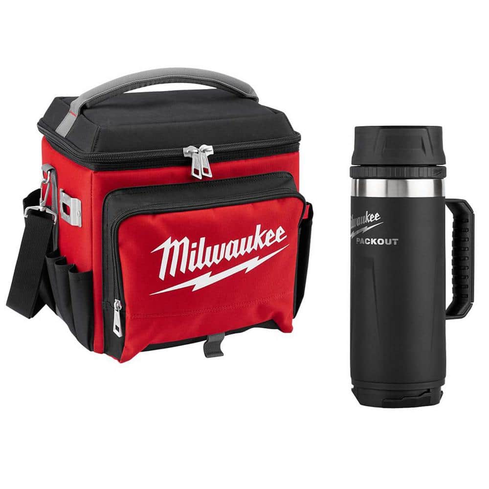 Milwaukee 21 Qt. Soft Sided Jobsite Lunch Cooler with PACKOUT