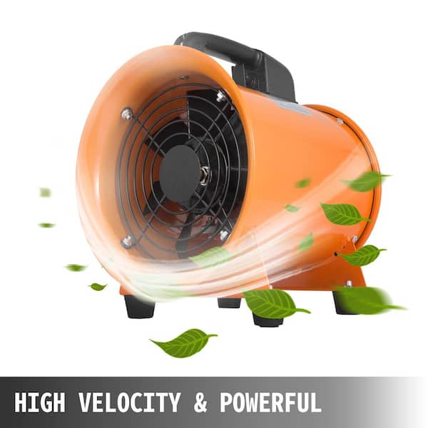 VEVOR Utility Blower Fan 10 Inch Portable Ventilator High Velocity