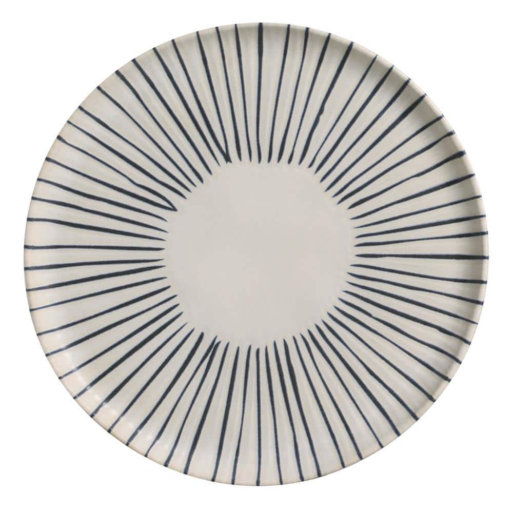 Handcrafted Blue and White Porcelain Dinner Plates, Set of 6