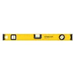 Stanley 48 in. Non-Magnetic 180 Aluminum I-Beam Level 42-328 - The Home  Depot