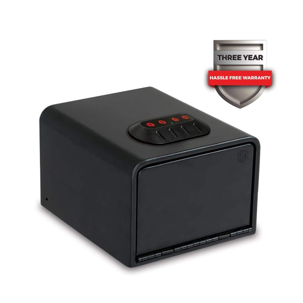 Home Defense 0.42 cu. ft. Quick Access Front Open Security Vault with Electronic Lock, Matte Black price history on PriceWatchPro