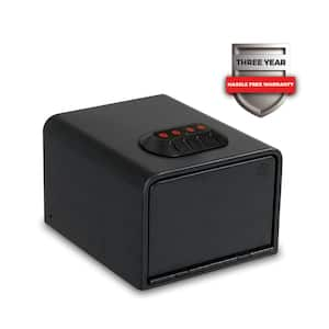 Home Defense 0.42 cu. ft. Quick Access Front Open Security Vault with Electronic Lock, Matte Black