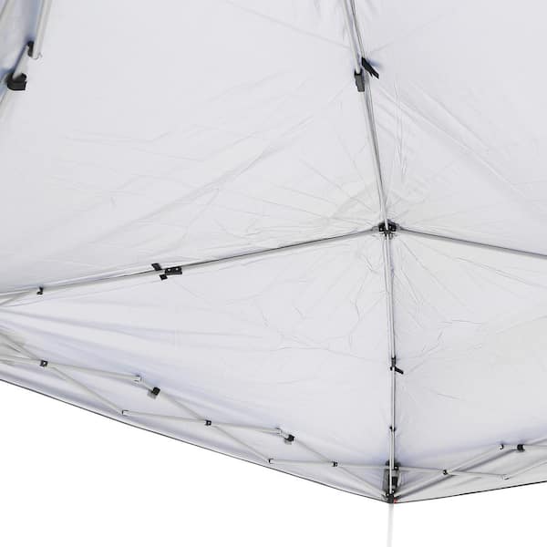 OVASTLKUY 10 ft. x 10 ft. Patio Angled Leg Pop Up Canopy Tent MAOV 