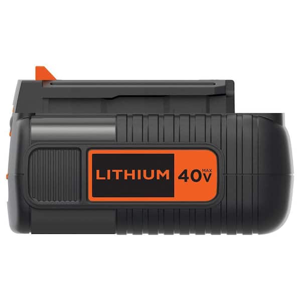 BLACK+DECKER 40V MAX Lithium-Ion 2.0Ah Battery Pack LBX2040 - The Home Depot