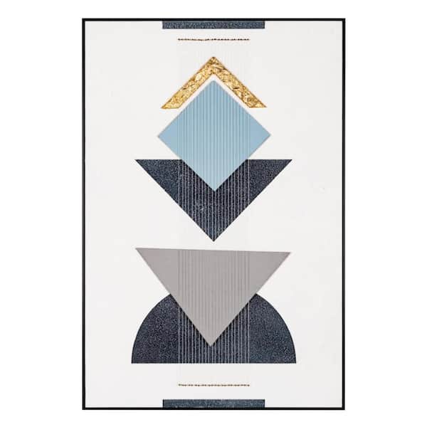 Wild Badlands in by Unknown 1-Piece Framed Graphic Print Abstract 41 in. x 29 in.