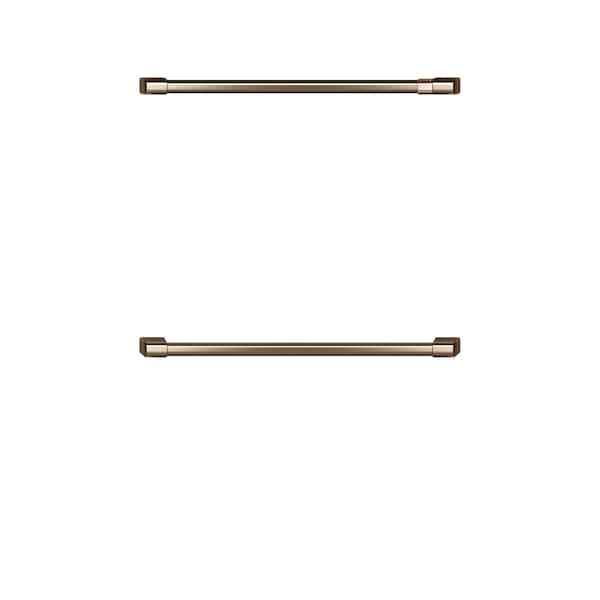 Cafe 27 in. Double Wall Oven Handles Kit in Brushed Bronze