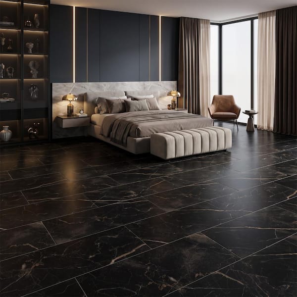 TIDE BLOOM nap, 2021 大理石 Black Marble Have a question about Jeedeson Black Marble 6 MIL x 12 in. W x 24