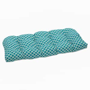 Other Rectangular Outdoor Bench Cushion in Green