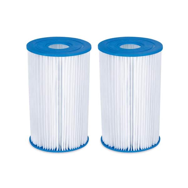 Summer Waves 4.25 in. Replacement Type B Pool and Spa Filter Cartridge (2-Pack)