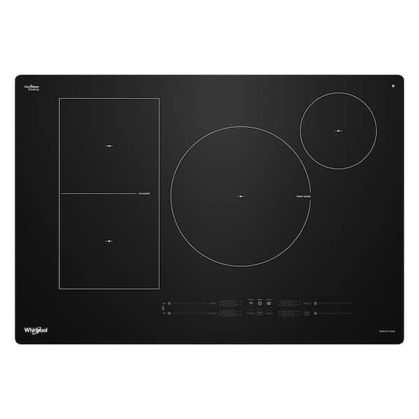 30 in. 4-Elements Glass Top Induction Electric Cooktop with Temp Cook Technology and Wipeclean Coating