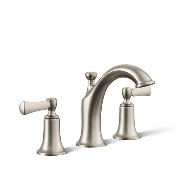 Delta Chamberlain 8 2024 in. Widespread 2-Handle Bathroom Faucet in SpotShield Brushe