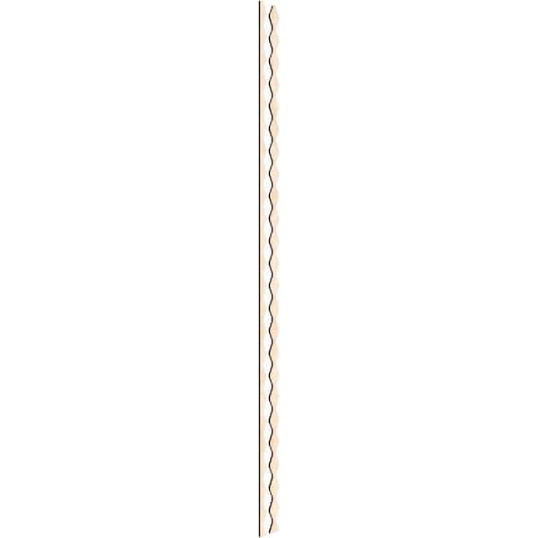 Ekena Millwork Casablanca 94 in. H x 0.375 in. W Slatwall Panels in Birch 31-Pack