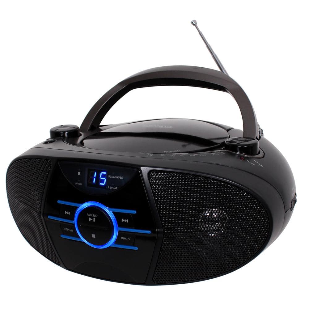Jensen Cd-560 Portable Stereo CD Player with AM/FM Stereo Radio and Bluetooth