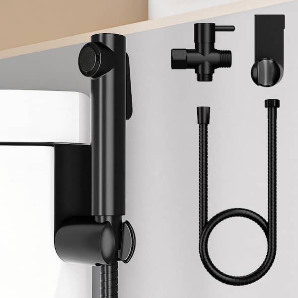 Handheld Bathroom Bidet Sprayer Bidet Attachment with T Adapter Shut Off Kit Included