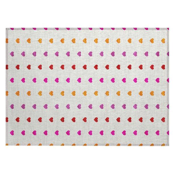 Chantille Machine Washable Indoor/Outdoor Abstract ACN2510 Ivory 2 ft. x 3 ft. Accent Rug