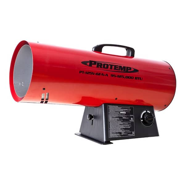 ProTemp shops 125,000 BTU propane forced air torpedo heater