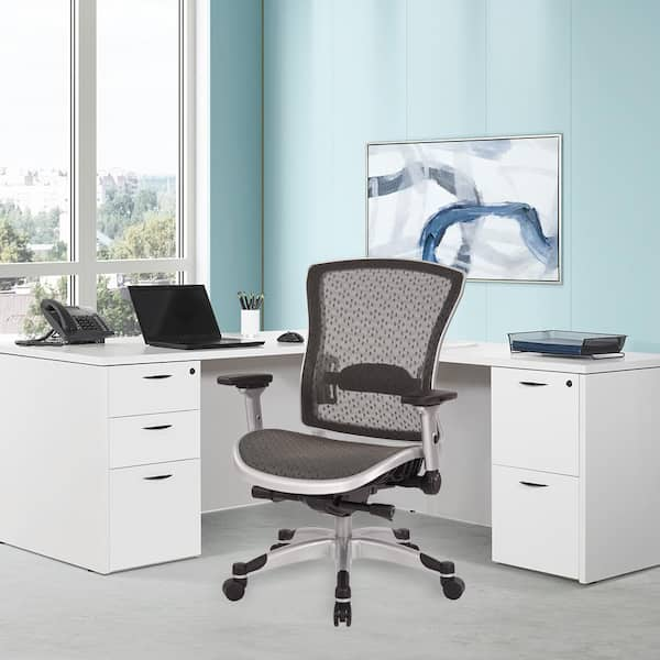 Office Star Space Seating Deluxe R2 SpaceGrid Mesh Mid-Back Office Chair