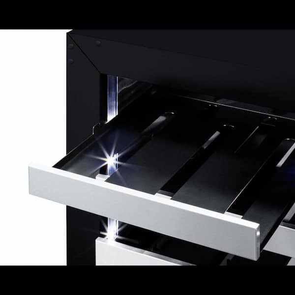 Summit Appliance Shallow Depth 15 in. Single Zone 18-Wine Bottle
